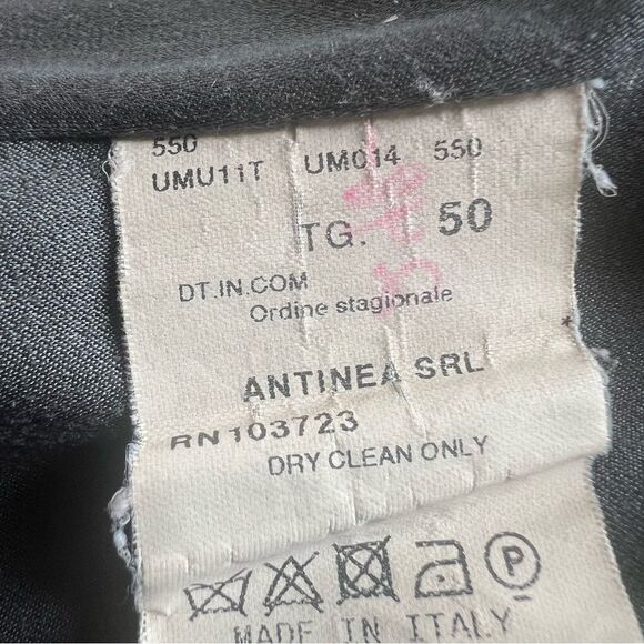 Armani Collezioni Italian Wool Olive Career Dark Academia Blazer Jacket SZ M - Picture 13 of 15